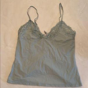 calvin klein green cami